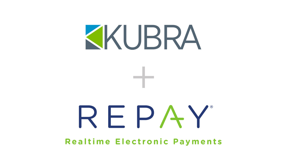 KUBRA and REPAY logos